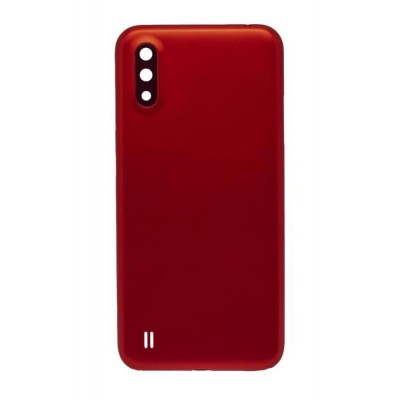 Back Panel Cover For Samsung Galaxy M01 Red - Maxbhi Com