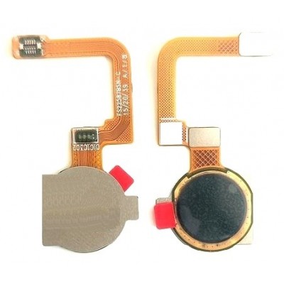 Fingerprint Sensor Flex Cable For Realme C21y Black By - Maxbhi Com