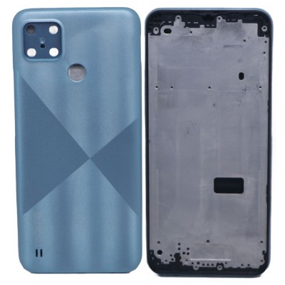 Full Body Housing For Realme C21y Blue - Maxbhi Com