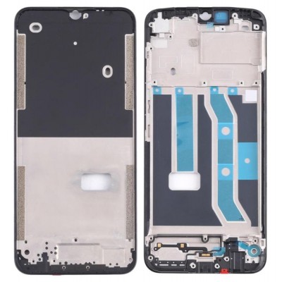 Lcd Frame Middle Chassis For Realme C21y Black By - Maxbhi Com