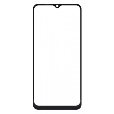 Replacement Front Glass For Realme C21y White By - Maxbhi Com