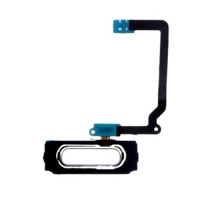 Fingerprint Sensor Flex Cable For Samsung Galaxy S5 White By - Maxbhi Com