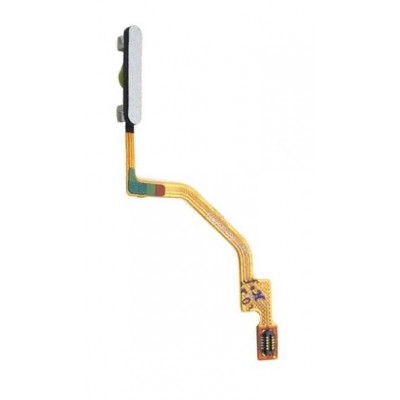 Fingerprint Sensor Flex Cable For Xiaomi Redmi Note 9s White By - Maxbhi Com