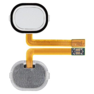 Fingerprint Sensor Flex Cable For Samsung Galaxy A40 White By - Maxbhi Com
