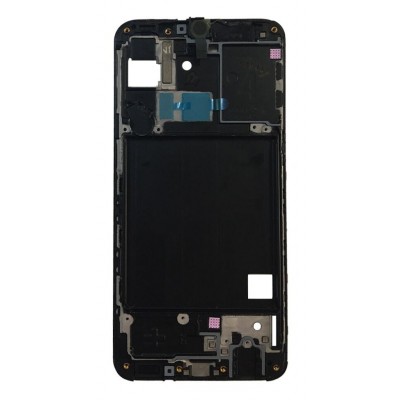 Lcd Frame Middle Chassis For Samsung Galaxy A40 Black By - Maxbhi Com
