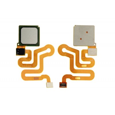 Fingerprint Sensor Flex Cable For Huawei P9 Lite White By - Maxbhi Com