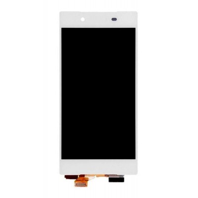 Lcd With Touch Screen For Sony Xperia Z5 White By - Maxbhi Com