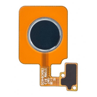 Fingerprint Sensor Flex Cable For Lg G8 Thinq Grey By - Maxbhi Com