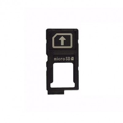 Sim Card Holder Tray For Sony Xperia Z5 Black - Maxbhi Com