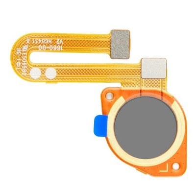 Fingerprint Sensor Flex Cable For Motorola Moto E7 Grey By - Maxbhi Com