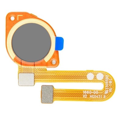Fingerprint Sensor Flex Cable For Motorola Moto E7 Grey By - Maxbhi Com