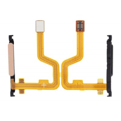 Fingerprint Sensor Flex Cable For Motorola Moto G9 Plus White By - Maxbhi Com