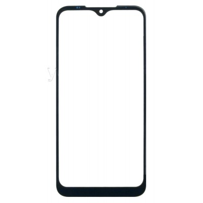 Replacement Front Glass For Motorola Moto E7 Black By - Maxbhi Com