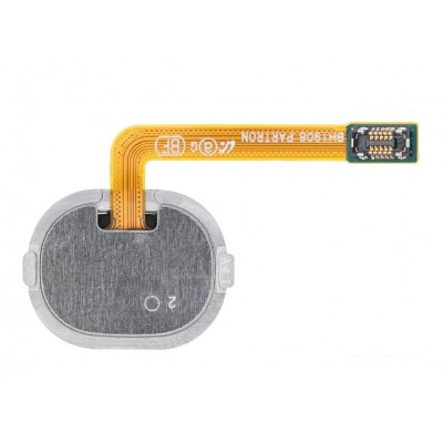 Fingerprint Sensor Flex Cable For Samsung Galaxy A30 White By - Maxbhi Com