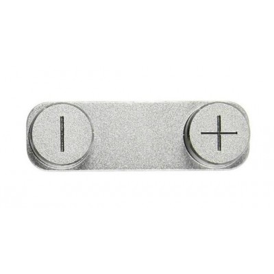 Volume Side Button Outer For Apple Iphone 5s Silver By - Maxbhi Com