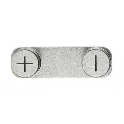 Volume Side Button Outer For Apple Iphone 5s Silver By - Maxbhi Com