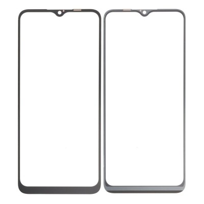Replacement Front Glass For Oppo A16 Black By - Maxbhi Com