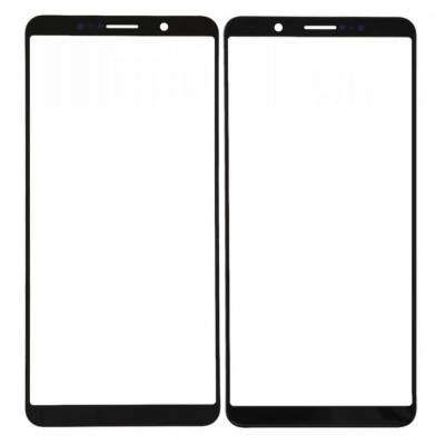 Replacement Front Glass For Vivo Y79 Black By - Maxbhi Com