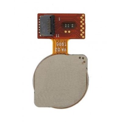 Fingerprint Sensor Flex Cable For Xiaomi Redmi Note 7 Gold By - Maxbhi Com