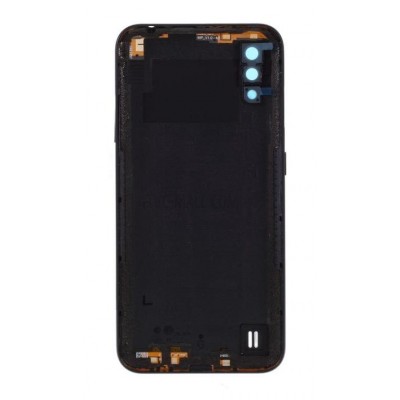 Back Panel Cover For Samsung Galaxy A01 Black - Maxbhi Com