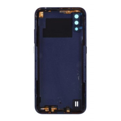 Back Panel Cover For Samsung Galaxy A01 Blue - Maxbhi Com