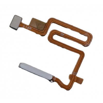 Fingerprint Sensor Flex Cable For Realme Narzo 30 Pro 5g Silver By - Maxbhi Com