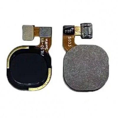 Fingerprint Sensor Flex Cable For Tecno Camon 17 Black By - Maxbhi Com