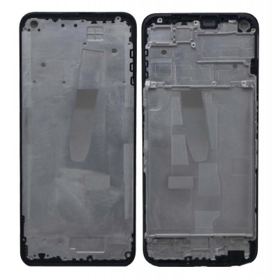 Lcd Frame Middle Chassis For Realme 8i Black By - Maxbhi Com