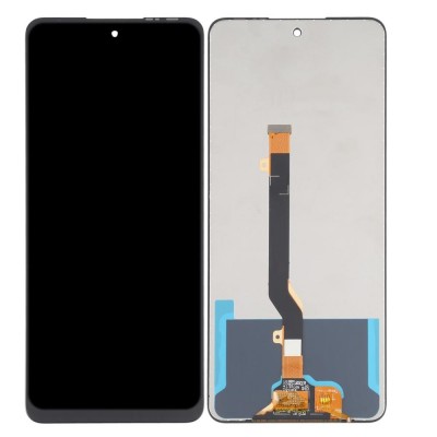Lcd With Touch Screen For Tecno Camon 17 White By - Maxbhi Com