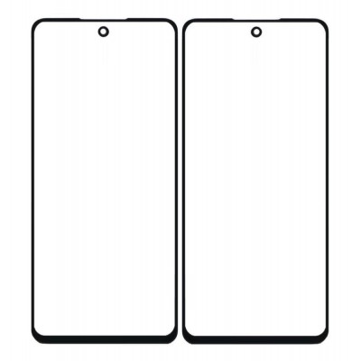 Replacement Front Glass For Tecno Camon 17 Black By - Maxbhi Com