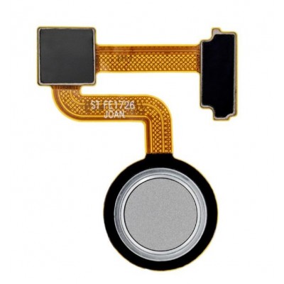 Fingerprint Sensor Flex Cable For Lg V30 Silver By - Maxbhi Com