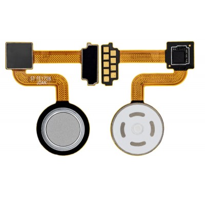 Fingerprint Sensor Flex Cable For Lg V30 White By - Maxbhi Com