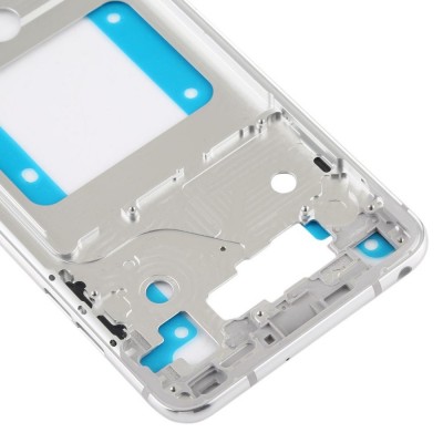 Lcd Frame Middle Chassis For Lg V30 Silver By - Maxbhi Com