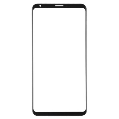 Replacement Front Glass For Lg V30 Plus Black By - Maxbhi Com