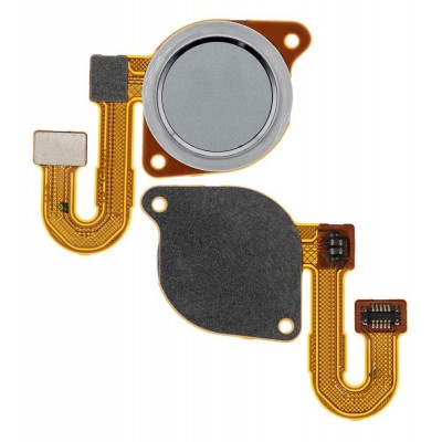 Fingerprint Sensor Flex Cable For Motorola One 5g Ace Silver By - Maxbhi Com