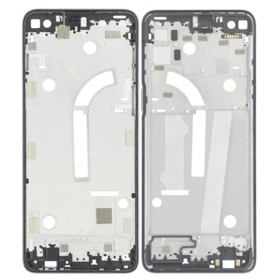 Lcd Frame Middle Chassis For Motorola One 5g Ace Silver By - Maxbhi Com