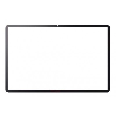 Replacement Front Glass For Lenovo Tab P11 Black By - Maxbhi Com