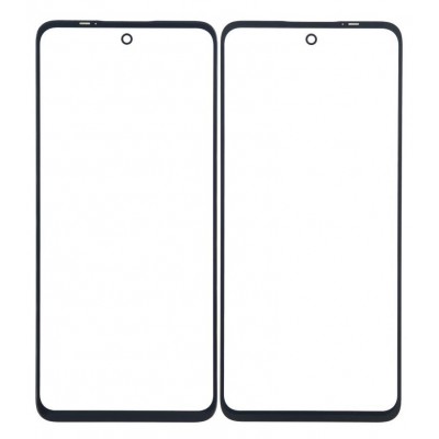 Replacement Front Glass For Motorola One 5g Ace Black By - Maxbhi Com