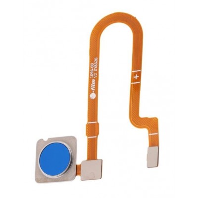 Fingerprint Sensor Flex Cable For Xiaomi Mi 8 Lite Blue By - Maxbhi Com