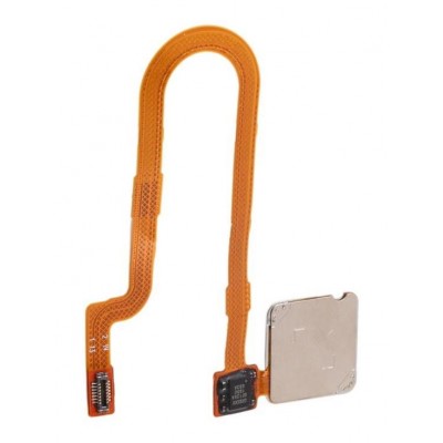 Fingerprint Sensor Flex Cable For Xiaomi Mi 8 Lite Blue By - Maxbhi Com