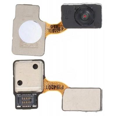 Fingerprint Sensor Flex Cable For Huawei Y8p Black By - Maxbhi Com