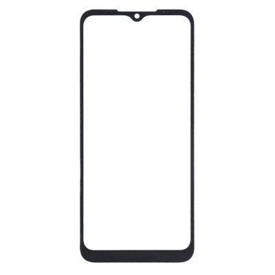 Replacement Front Glass For Motorola Moto G9 Play Black By - Maxbhi Com