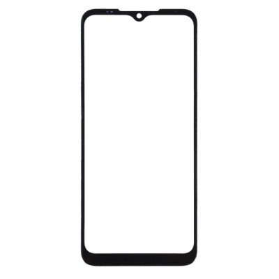 Replacement Front Glass For Motorola Moto G9 Play Black By - Maxbhi Com