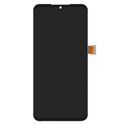 Lcd With Touch Screen For Lg V50s Thinq 5g White By - Maxbhi Com