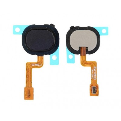 Fingerprint Sensor Flex Cable For Samsung Galaxy M21s Black By - Maxbhi Com