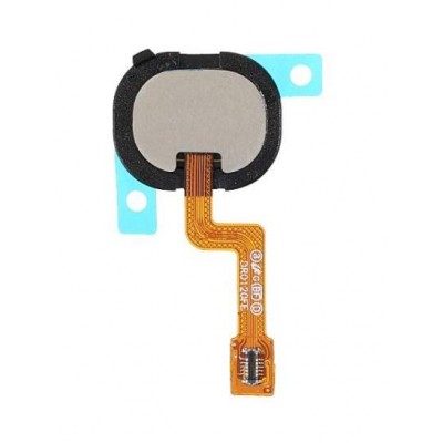 Fingerprint Sensor Flex Cable For Samsung Galaxy M21s Black By - Maxbhi Com