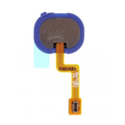 Fingerprint Sensor Flex Cable For Samsung Galaxy M21s Blue By - Maxbhi Com