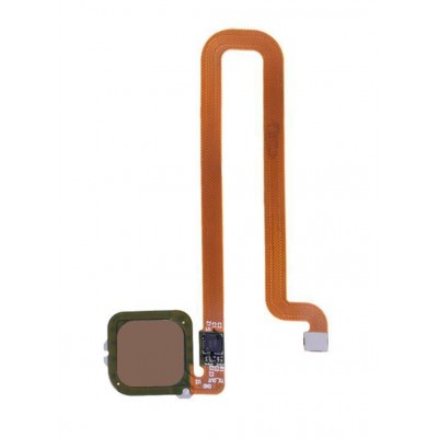 Fingerprint Sensor Flex Cable For Huawei Mate 8 Brown By - Maxbhi Com