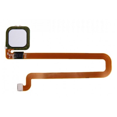 Fingerprint Sensor Flex Cable For Huawei Mate 8 White By - Maxbhi Com