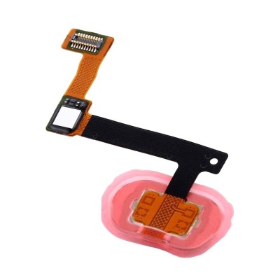 Fingerprint Sensor Flex Cable For Oppo R9s White By - Maxbhi Com